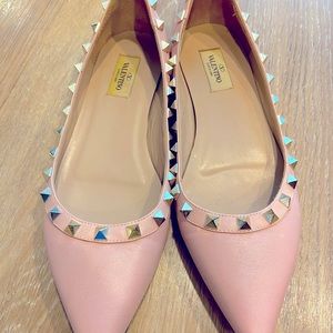 Authentic Valentino rockstud flat